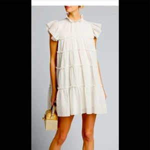 Rhode Tiffany Tiered High-Neck Short Dress NWOT